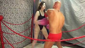 UIWP ENTERTAINMENT in MMA Belly Punching Match man vs women INTERGENDER Match! See full video here www.clips4sale.com/89258 on vidgratis.com