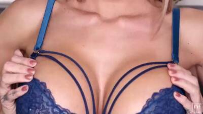 Busty blonde with pierced nipples is moaning while getting banged the way she always wanted on vidgratis.com