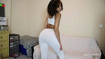 Tight White Clothes Tease - Britain on vidgratis.com