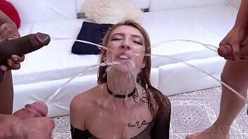 Halloween with Chanel Kiss DP, piss drinking and facial cumshot NF046 - Czech Republic on vidgratis.com