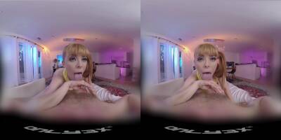Virtual reality with Penny Pax giving a titjob with a cumshot ending on vidgratis.com