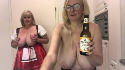 Oktoberfest - 2 busty topless blondes - Fetish - Germany on vidgratis.com