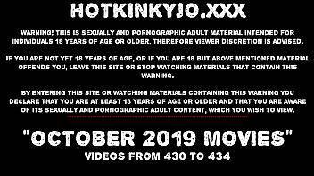 OCTOBER 2019 News at HOTKINKYJO site: double anal fisting, prolapse, public nudity, large dildos on vidgratis.com