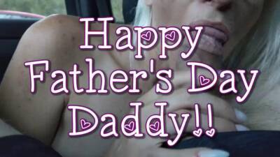 Daddy's jizz slut - car oral compilation for father's day on vidgratis.com