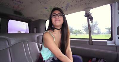 Doggy style fucking with brunette Lexie Banderas in the car on vidgratis.com