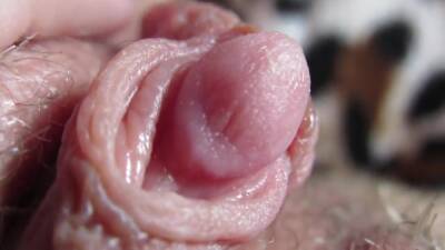 Milf With Hairy Pussy Teasing Her Slimy Clit Ultra-closeup on vidgratis.com