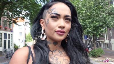 GERMAN SCOUT - BROWN LATINA INK INSTAGRAM MODEL BIBI PICKUP TO FUCK IN AMSTERDAM - Reality - Germany - city Amsterdam on vidgratis.com