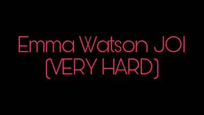 Emma Watson JOI (VERY HARD) on vidgratis.com