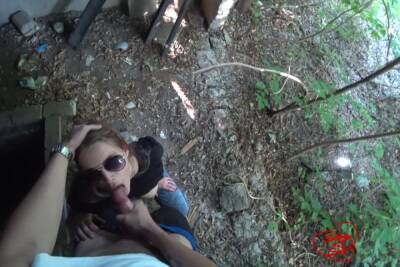 Thug-girl Sucks Cock And Eats Cum Outdoor - Soboyandsogirl on vidgratis.com