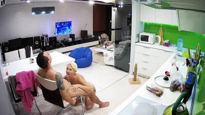 The Tattooed Blonde Short Hair Milf Has Kitchen Hardcore Sex on vidgratis.com