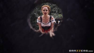 Octoberfest woman Ella Hughes is fond of gigantic cock attacking her face and pussy - Sweden on vidgratis.com