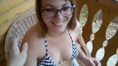 Girl next door wears Glasses and is Good at Sucking on vidgratis.com