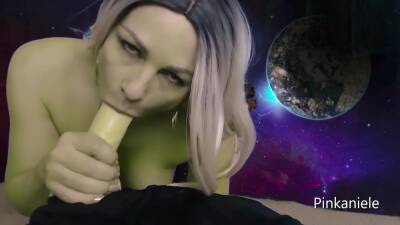 Pinkdaniele - Black Hole-hot Blonde Milf Dildo Sucking on vidgratis.com