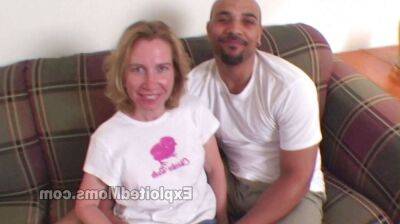 Petite blonde Milf gets stuffed w a 10 inch big black dick in hot mom video on vidgratis.com