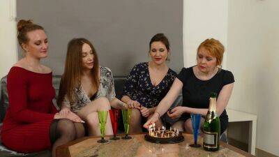 Group oral sex between lesbians of various ages on vidgratis.com