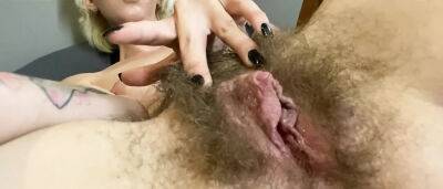 Big clit jerking and rubbing hairy pussy orgasm free version on vidgratis.com