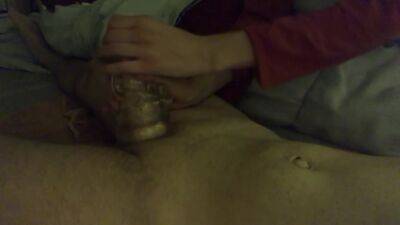 Girlfriend Tests Out New Fleshlight On My Hard Dick on vidgratis.com