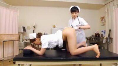 Asian nurses finger each other - Japan on vidgratis.com