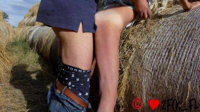 Hard Ass Fuck Of A Milf Wearing A Dirndl Between Bales Of Straw Outdoor on vidgratis.com