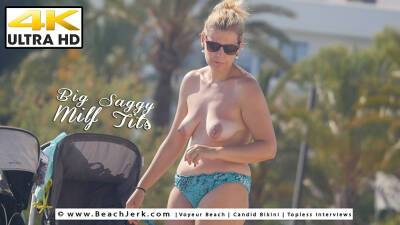 Big Saggy MILF Tits - BeachJerk on vidgratis.com