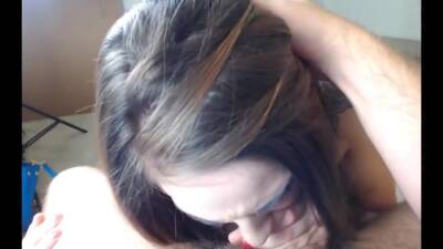POV blowjob whore with some hot face slapping on vidgratis.com