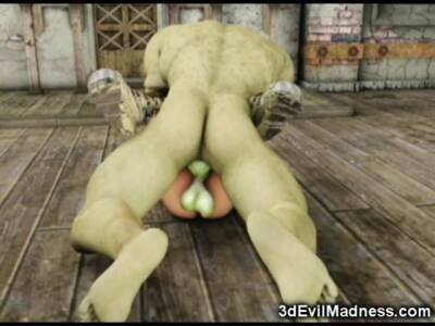 3D Girls Wrecked by Humanoid Monsters! on vidgratis.com