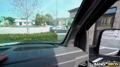 Energized teen picked up and heavily fucked in the back of the van on vidgratis.com