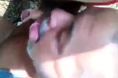 Daddy bear sucking cock in forest on vidgratis.com