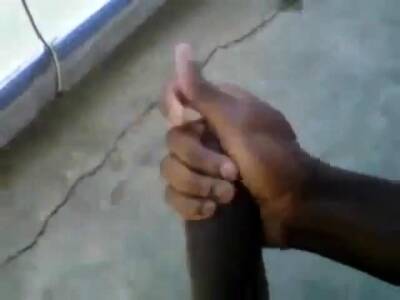 Big Black Dick cumming in Public on vidgratis.com