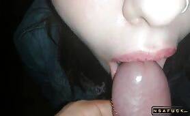 Girl swallows a lot of cum I cum in her mouth on vidgratis.com