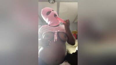 Scope Still Wild Af Pink Ski Mask Thot W/ Pink Dildo on vidgratis.com