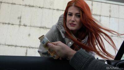 Cute redhead accepts cash for sex in restless European kinks on vidgratis.com