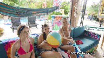 Swimsuit besties deserve dick after swimming pool party on vidgratis.com