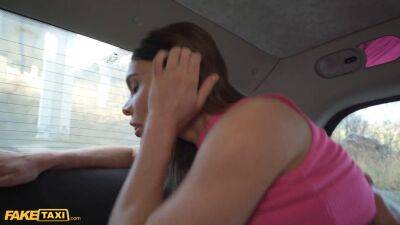 Hot Eastern Euro Brunette Babe Kitana Lure Rides Her Cab Driver on vidgratis.com