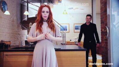 Ella Hughes pleasing Alberto's cock on vidgratis.com