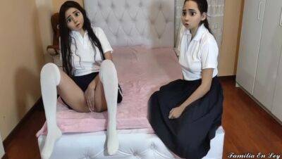 Innocent Stepdaughters Sexually Educated By Their Perverted Stepdad When Their Mom Is Not At Home on vidgratis.com