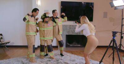 Crew of firefighters are keen to fuck this premium lady on vidgratis.com