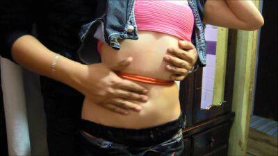 Paula S - Squeezing Belly, Her Navel Penetrated Him And Her Tied Stomach Excites Her Pain on vidgratis.com