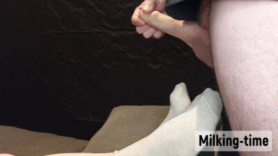 Oh No Not On My Bed Socks! 2x Cum On Feet Mini-compilation (milking-time) on vidgratis.com