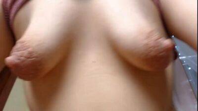 Shriveled puffy nipples small saggy tits pulled on on vidgratis.com