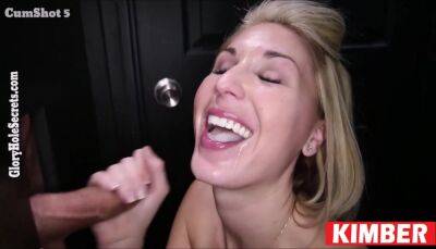 KIMBER Interracial BLOWJOB Blonde Teen Finishing Blowjobs Cum Swallow Many Fellatio BBC Cumshots GLORYHOLE Part 1 - Kimber Lynn - Kimber lynn on vidgratis.com