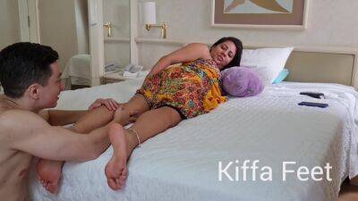 Goddess Kiffa Hangover Footworship - Foot Fetish - Barefoot - Foot Worship - Soles - Foot Slave on vidgratis.com