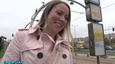 Cute Blond Hair Girl Opens Legs For Free Transit 1 - Public Agent - Czech Republic on vidgratis.com