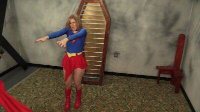 Superheroine Supergirl Captured Caged And Humiliated on vidgratis.com