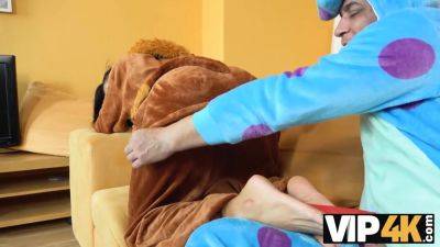 VIP4K. Couple's pajama party turns into exciting fucking with creampie - Czech Republic on vidgratis.com