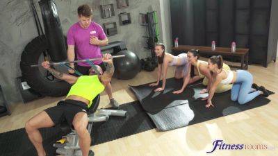 Fitness Gym Group Sex Orgy - Group Fun In The Gym - Angelo Godshack - Czech Republic on vidgratis.com