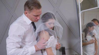 Young bride fucked hard by her father-in-law on her wedding day on vidgratis.com