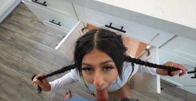 Perfect POV when swallowing jizz and taking facial after good sex on vidgratis.com