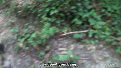 Caroline June Has A Quickie In The Woods With Her Fuck Buddie - BANG! on vidgratis.com