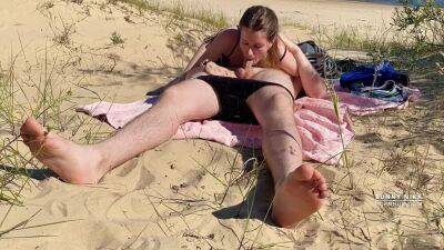 Sucking His Dick At Public Nudist Beach - Russia on vidgratis.com